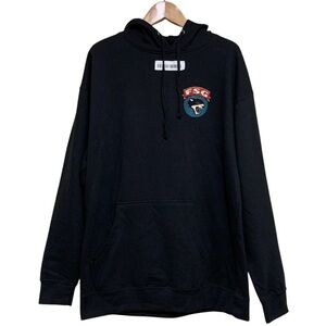 Men’s Black Hoodie Hellcat by FSG Freedom Street Garage Size 2XL NWT Graphic Cat